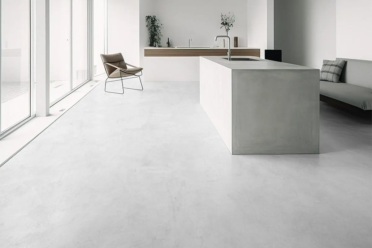 Microcement Floors traffic white Microcement Floors traffic white