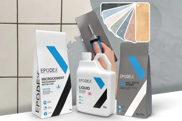 Microcement tiles product image Microcement tiles product image